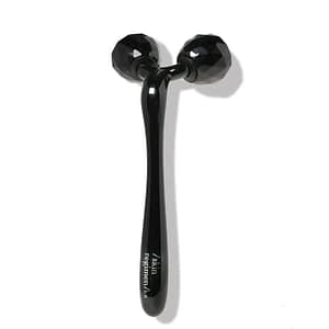 Skin Regimen Lifting tool Merchandising Double Headed Face RollerBlack Jade face roller