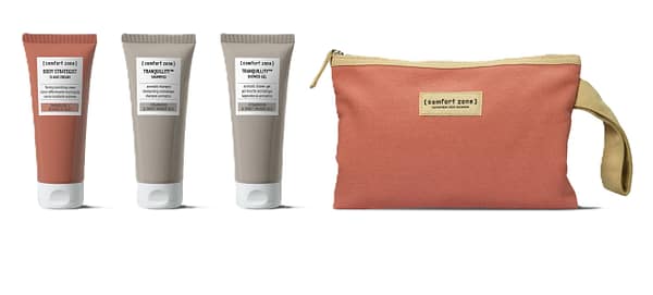 GYM TONE KIT ( TRANQUILLITY SHOWE GEL 100ML + TRANQUILLITY SHAMPOO 100ML + BODY STRATEGIST D-AGE CREAM 100ML)