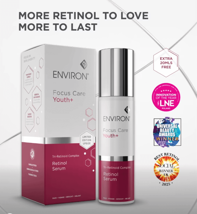 Discover Environ’s most advanced retinol technology with the Tri-Retinoid Complex!